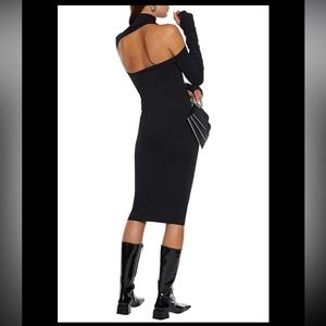 Helmut lang cut out midi dress
